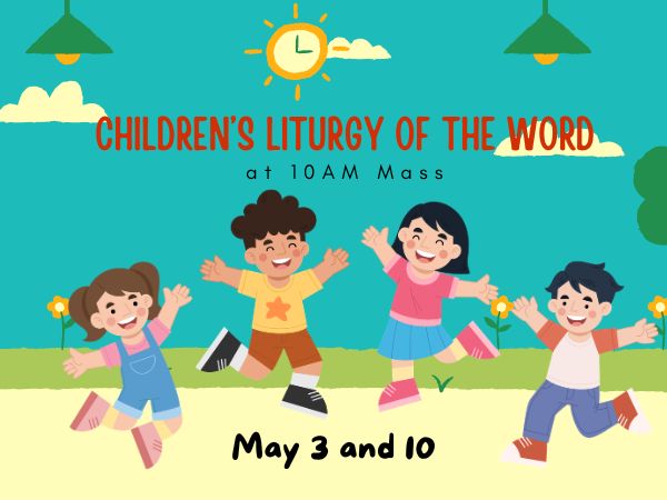 May Children's Liturgy of the Word dates