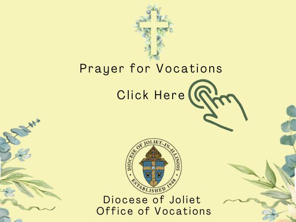 Click to link to vocations prayer