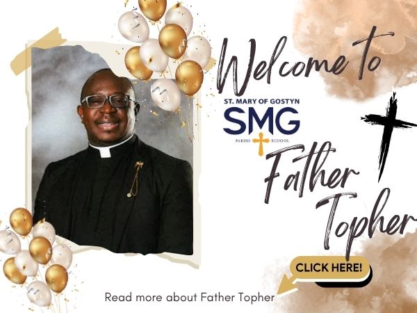 Welcome Father Topher!