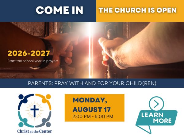 Back to school supply drop off open prayer time