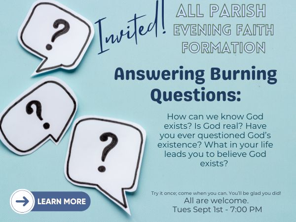 Answering Burning Questions about the faith