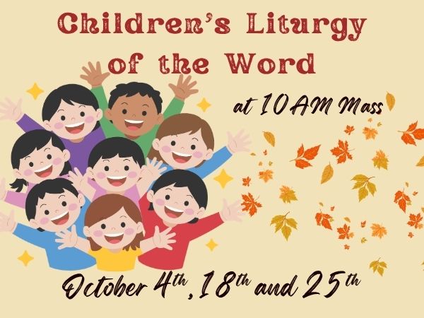 Children's Liturgy of the Word in Oct