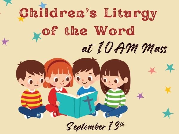Children's Liturgy of the Word Sept 13