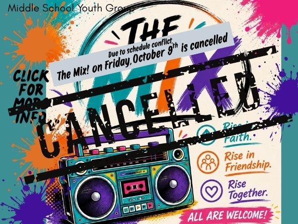 The Mix! cancelled this Friday, 10/9